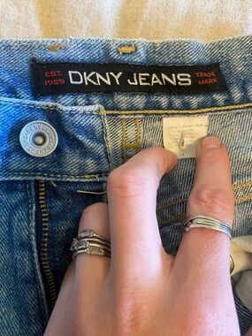 DKNY JEANS Classic Light Wash Denim Jeans